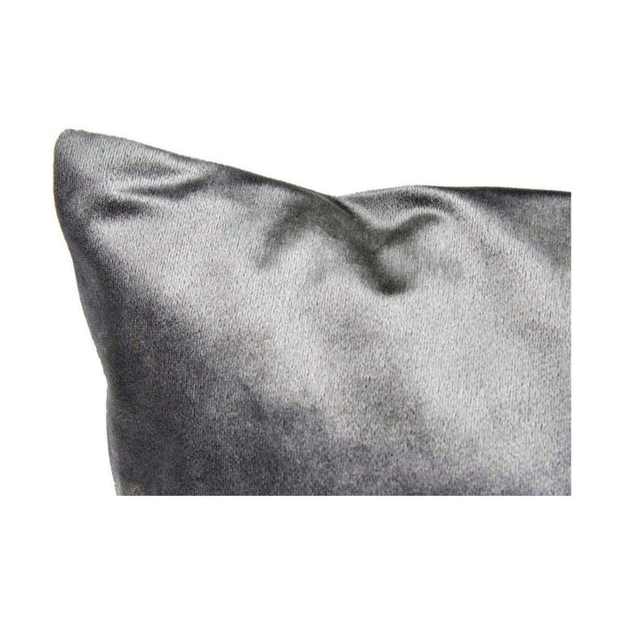 Kissen Samt Grau (45 x 15 x 60 cm)