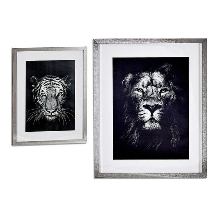 Bild Lion - Tiger (3 x 53 x 43 cm) (43 x 3 x 53 cm)