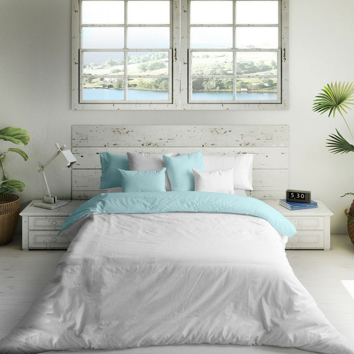 Bettdeckenbezug Naturals Blau Weiß (135er-Bett)