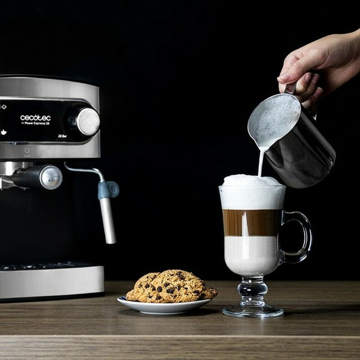 Manuelle Express-Kaffeemaschine Cecotec Power Espresso 20 1,5 L 850W Schwarz Rostfreier Stahl