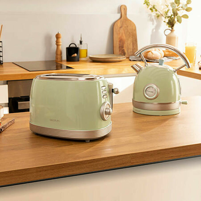Toaster Cecotec Vintage 800 Light Green 850 W