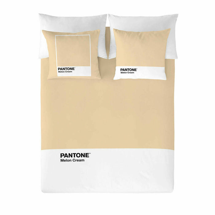 Bettdeckenbezug Pantone Melon Cream (135er-Bett)