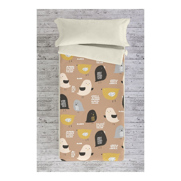 Bettbezug mit Füllung Popcorn Baby Chick (Einzelmatratze) (90 x 190/200 cm)