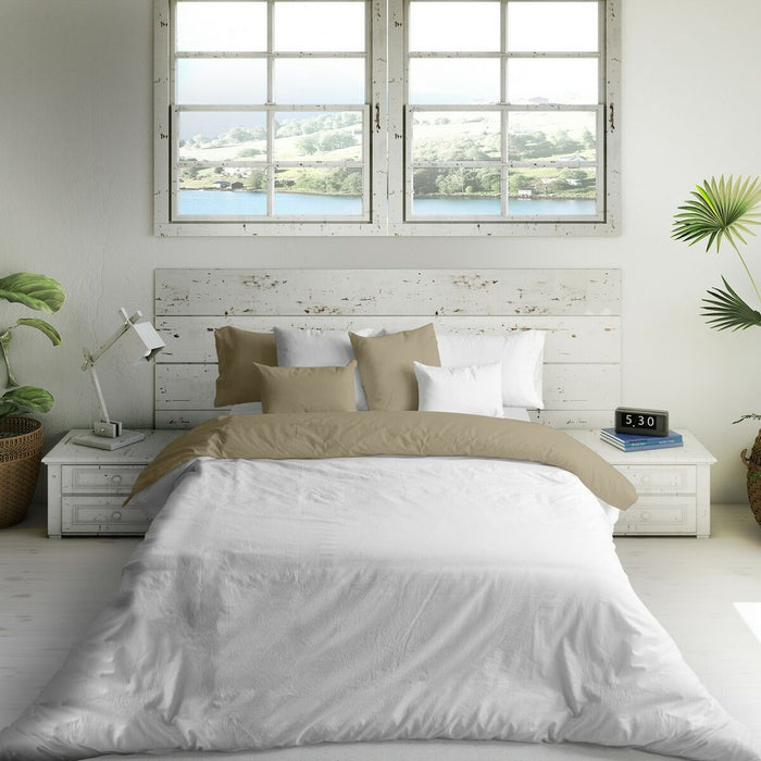 Bettdeckenbezug Naturals Reversibel Leinen (150 x 220 cm) (Einzelmatratze)