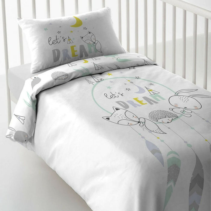 Bettbezug für Babybett Cool Kids Let'S Dream Reversibel (115 x 145 cm) (80 cm Babybett)