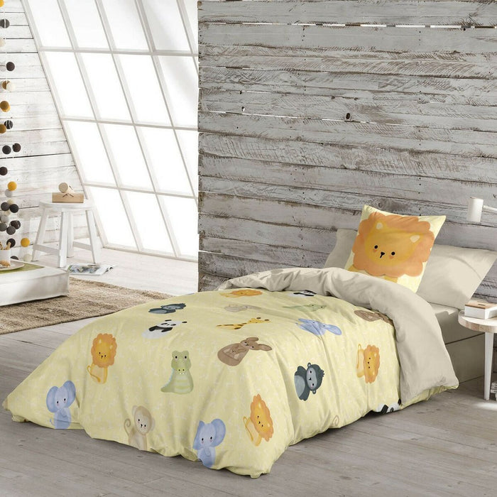 Bettdeckenbezug Cool Kids African Yellow (180 x 220 cm) (Einzelmatratze)