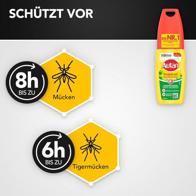 Autan und Raid Kombi-Pack, ideal zum Schutz gegen Mücken auf Reisen