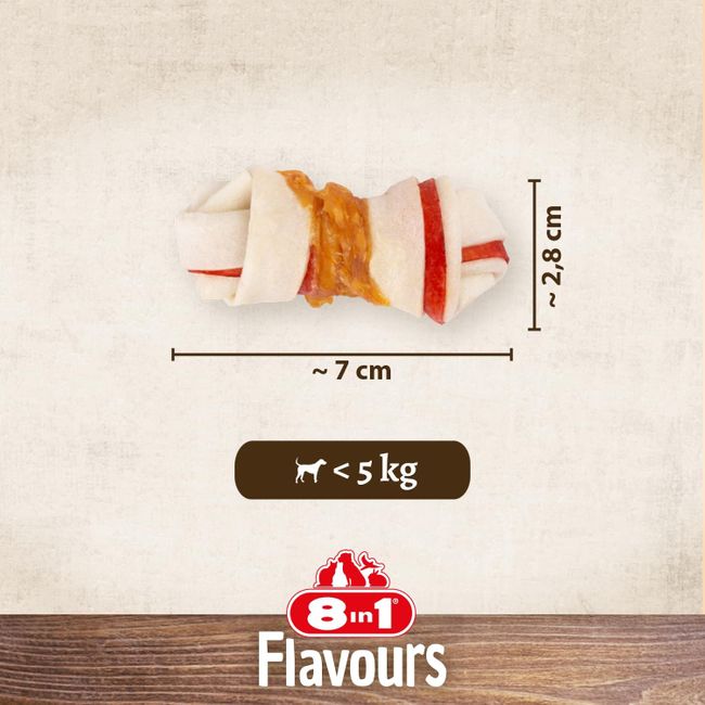 8in1 Triple Flavour Knochen XS