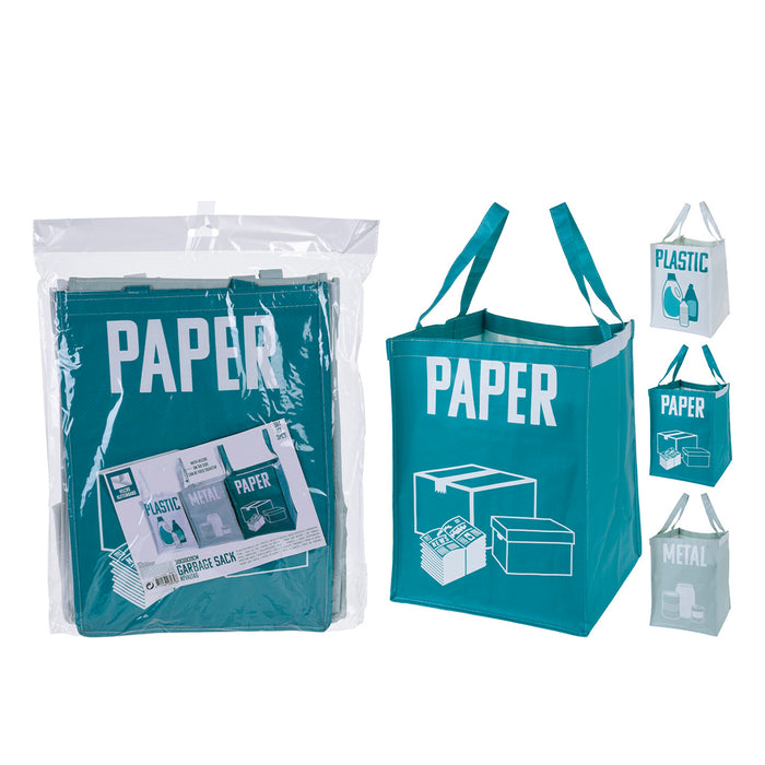 Müllsäcke Paper-Plastic-Metal Packung mit 3 Einheiten