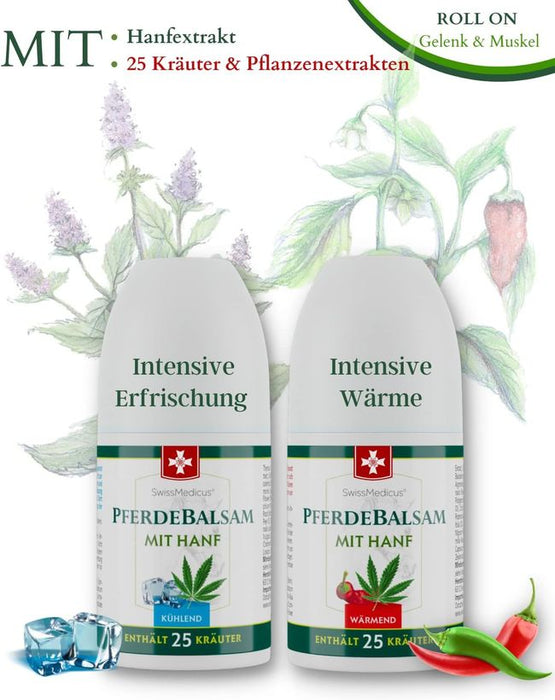 SwissMedicus Pferdebalsam mit hanf - Roll-On