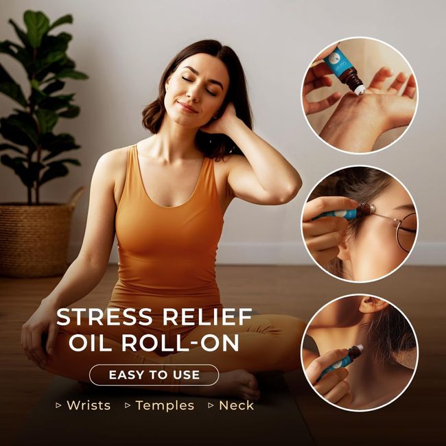 Gya Labs ätherischen Ölen zum Stressabbau Roll-on
