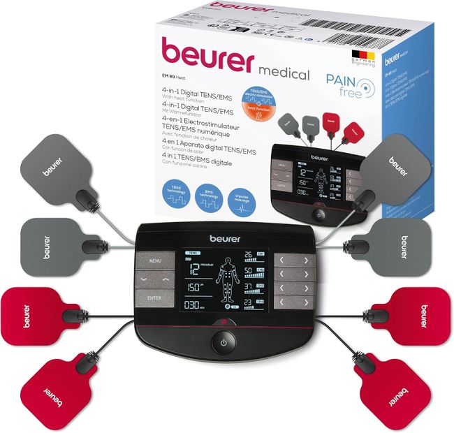 Beurer Digital TENS EMS Gerät mit Wärmefunktion  4-in-1