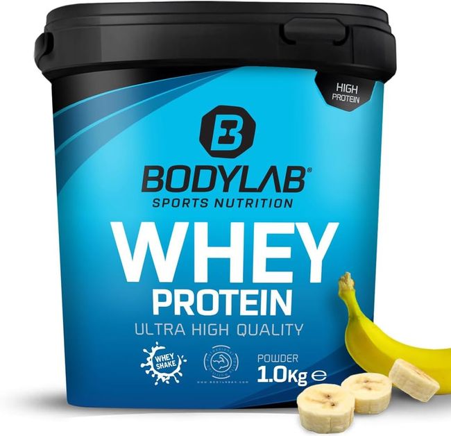 Bodylab24 Whey Protein Pulver, Banane