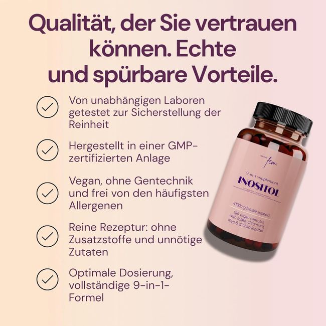 QSTA  Myo Inositol & D Chiro Inositol Komplex Kapseln
