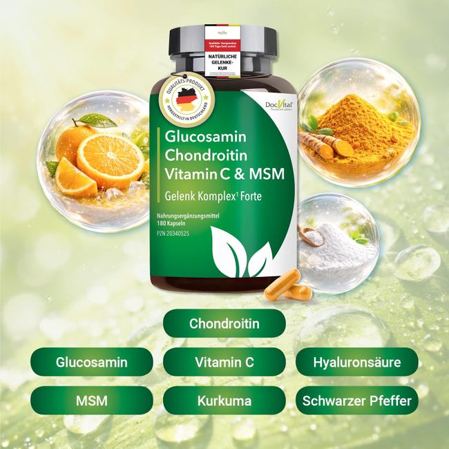DocVital Glucosamin Chondroitin MSM Kapseln