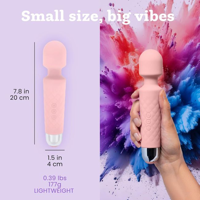 Oliver James Vibrator für Frauen - Leise & Leistungsstark Pastellrosa