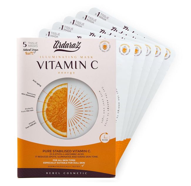 Ardaraz Anti-Flecken- und Illuminations Gesichtsmaske mit Vitamin C