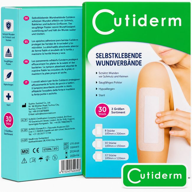Cutiderm Steriler Wundverband große Größen
