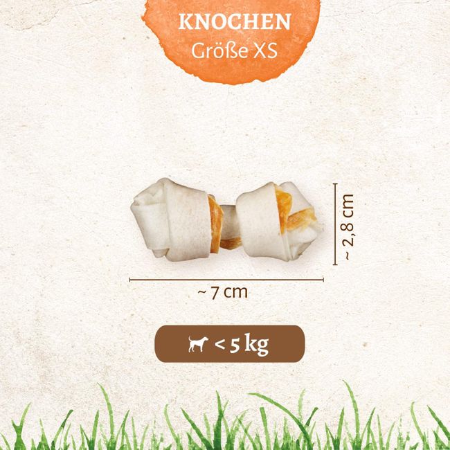 8in1 Delights Chicken Knochen XS