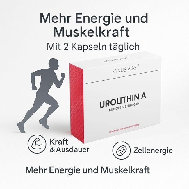 Minus Age Urolithin A  Gesundheit & Anti-Aging Kapseln V2602-2783