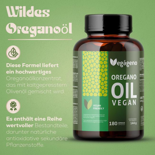VEGÁGENO Oreganoöl Kapseln