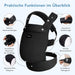 Momcozy Baby Trage - Leichte & Atmungsaktive Air Mesh-Schwarz