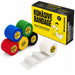 SPORTTAPE  Selbstklebender verband - 6 Rollen, 5 cm x 4,5 m Gemischt