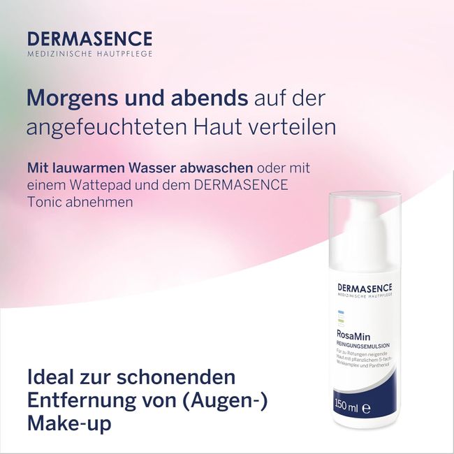 DERMASENCE RosaMin Reinigungsemulsion Gesichtsreinigung