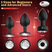 Tagnaff Analplugs Set, Analplug für Frauen Männer mit Vibration AI-Steuerung