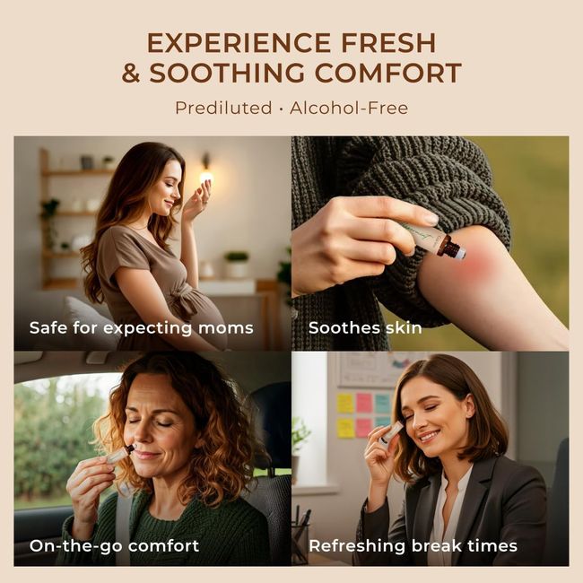 Gya Labs ätherischem Pfefferminzöl  Roll-On