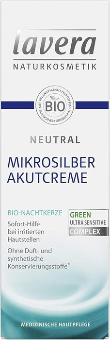 lavera Neutral Akutcreme mit Mikrosilber