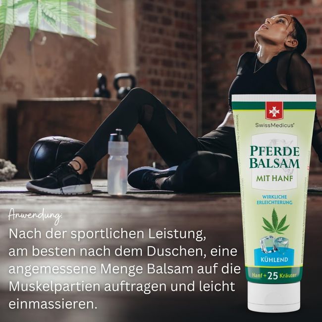 SwissMedicus Pferdebalsam mit Hanf