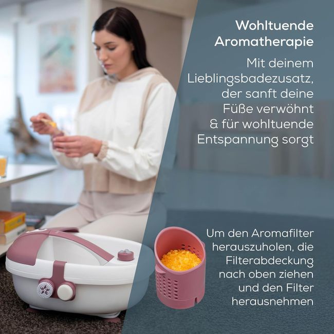 Beurer Fußsprudelbad mit Vibrations- & Sprudelmassage