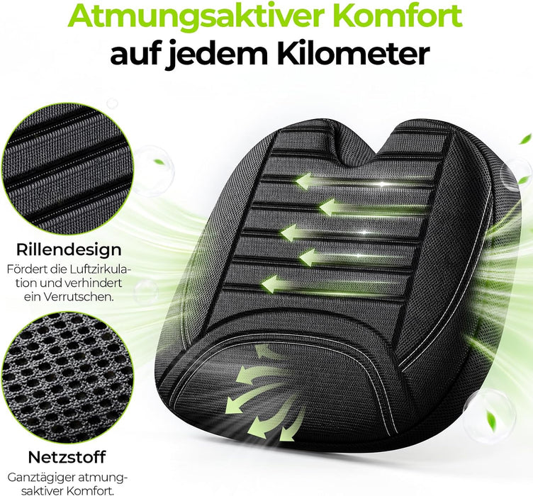 AUVON Keil-Sitzkissen mit erhöhtem Rückenbereich