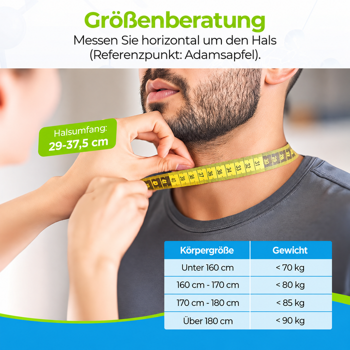 AUVON NI3663 aufblasbare dreilagige Nackenstütze