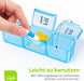 AUVON große Wochen-Tablettenbox mit drei Fächern je Tag