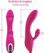 Adorime Rabbit-Vibrator mit sieben Modi in Rosa