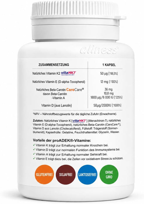 Aliness ProADEK Vitamin-A-D-E-K-Komplex