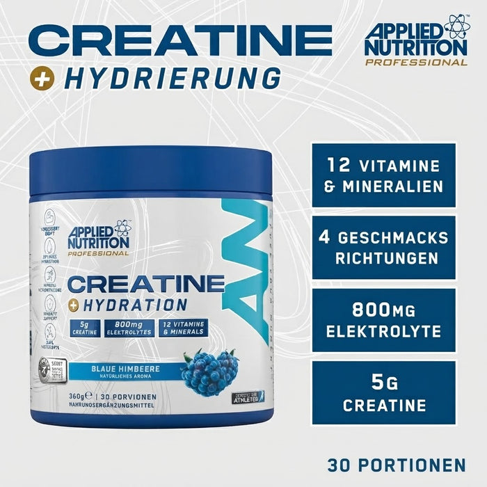 Applied Nutrition Creatine + Hydration Blaue Himbeere