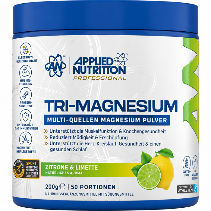 Applied Nutrition Tri-Magnesium Pulver Lemon & Lime