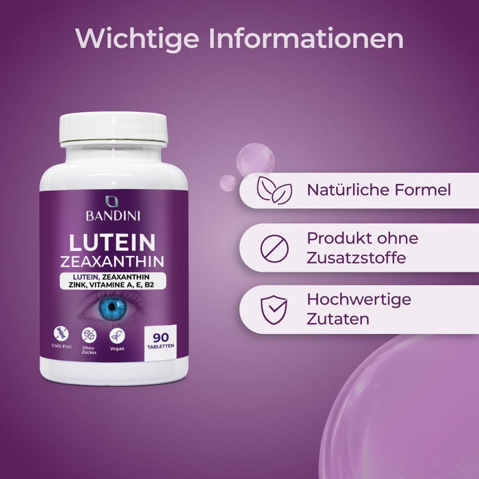 Bandini Lutein und Zeaxanthin