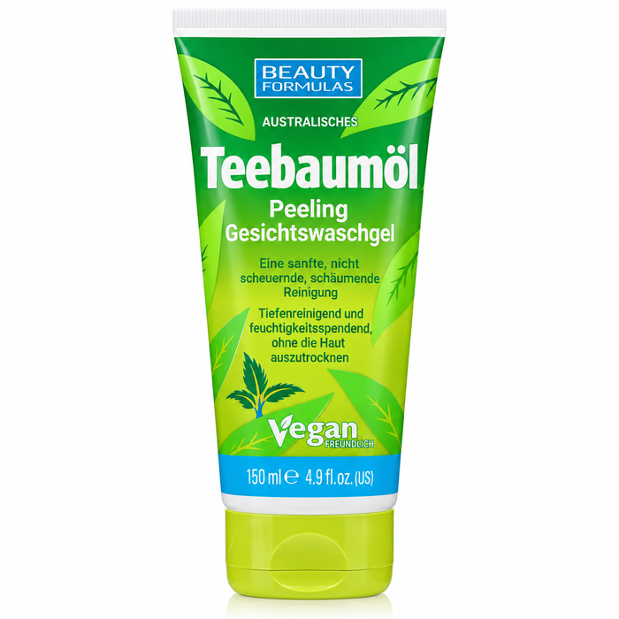 Beauty Formulas Australian Tea Tree Peeling-Waschgel