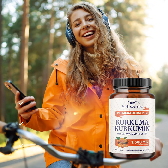 BioSchwartz Kurkuma mit schwarzem Pfeffer