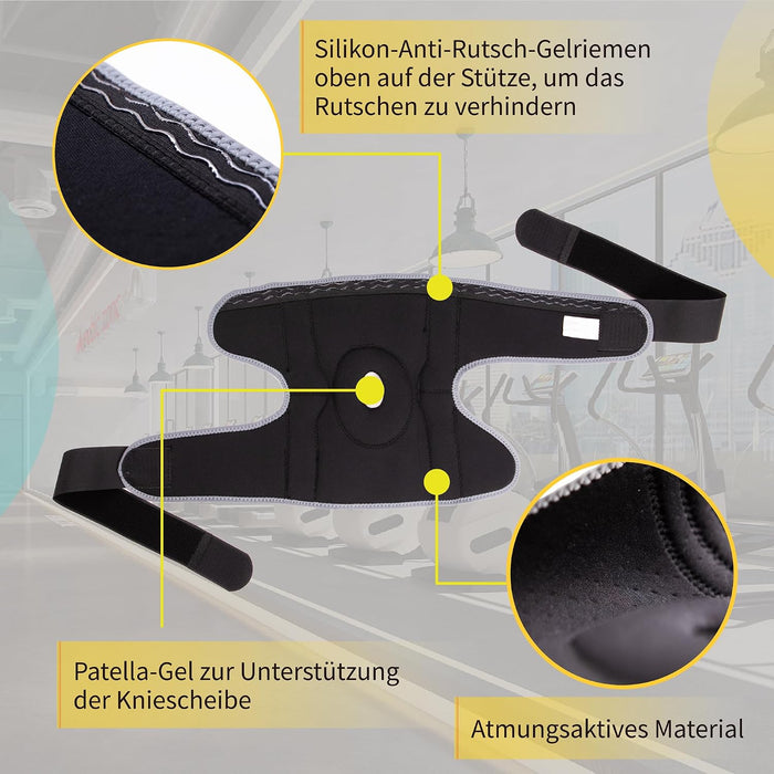 BraceUP Gelenk-Kniebandage B708, L/XL