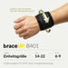 BraceUP Handgelenk-Wickelbandage B401, schwarz