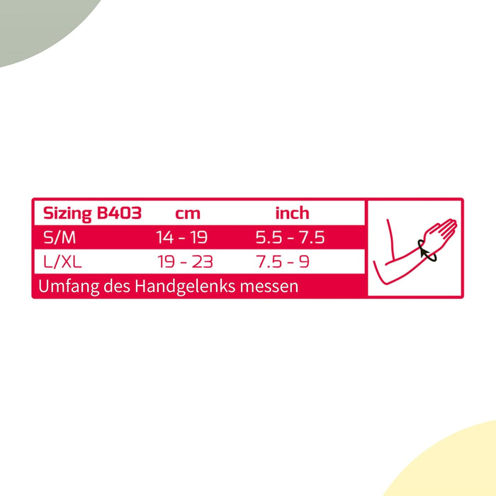 BraceUP Handgelenkschiene B403011, links S/M