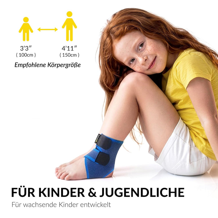 BraceUP Kinder-Sprunggelenkbandage, S