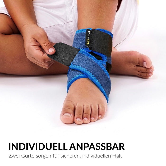 BraceUP Kinder-Sprunggelenkbandage, S