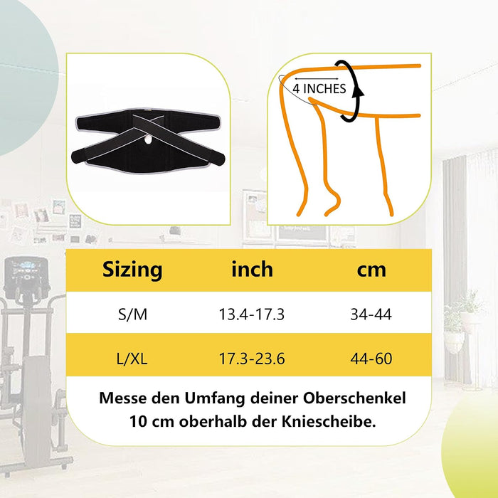 BraceUP Kniebandage B707 mit Patella-Gelpolster, S/M