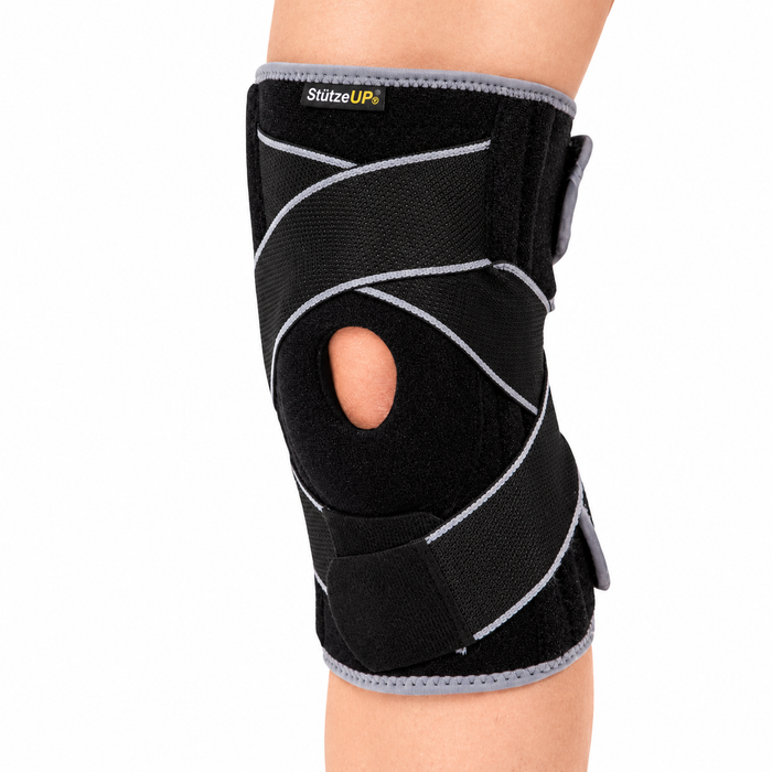 BraceUP Kniebandage B707 mit Patella-Gelpolster, S/M